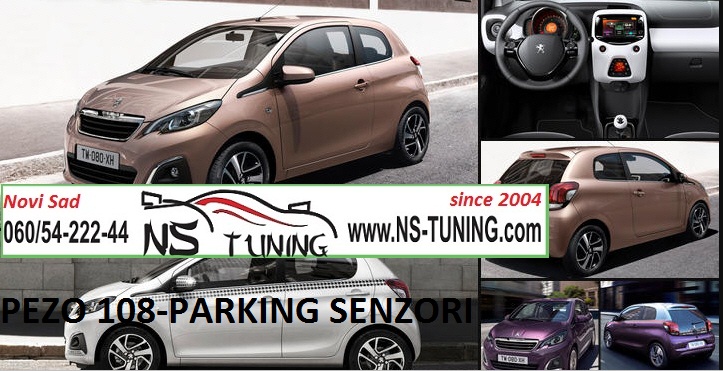 pezo 108  2015 2016 2017 2018 2019 2020 2021   ugradnja parking senzori sa ekranom novi sad ns tuning